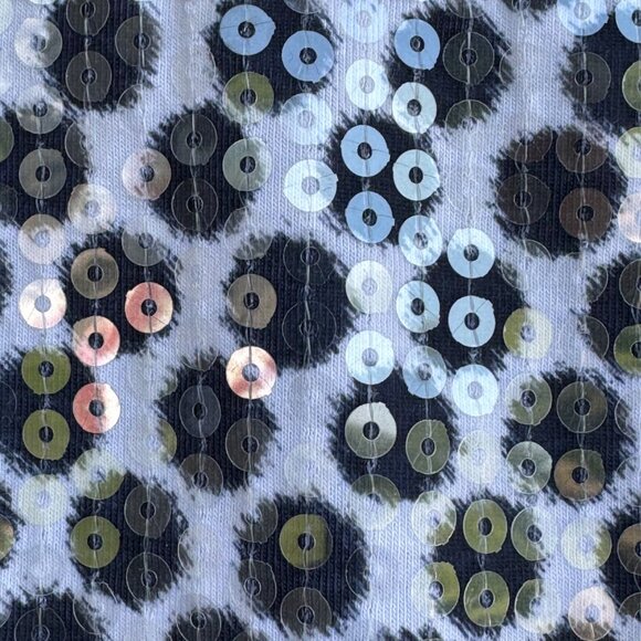 Chico's Zenergy Polkadot Sequins Tank Top 1 US M Stretchy Career Base Layer - Picture 5 of 10